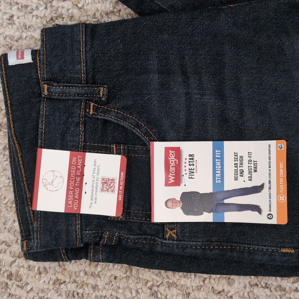 Wrangler boys husky 10 jeans NWT